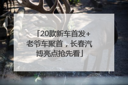 20款新车首发+老爷车聚首，长春汽博亮点抢先看